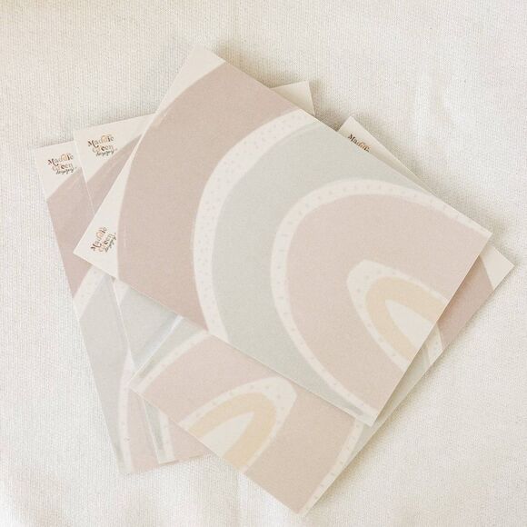 4x6 Rainbow Sticky Notepads - Picture 1 of 1